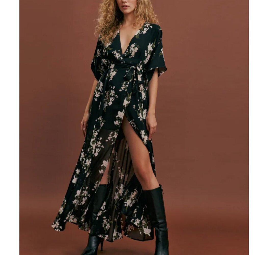 Reformation Winslow Dress - Orchids size Large